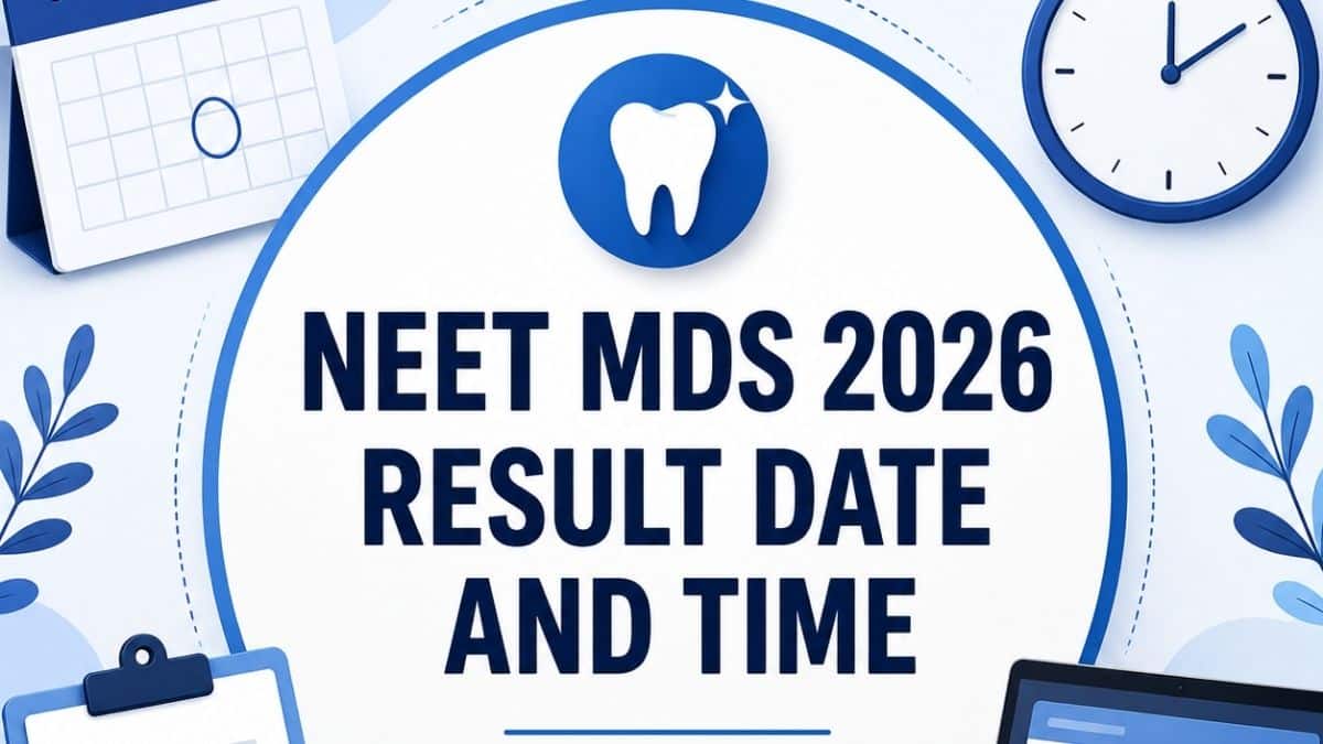 NEET MDS 2026 Result Date and Time (OUT): Direct Link, Official Website